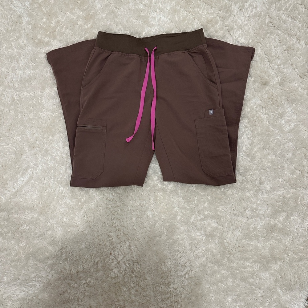 Figs Women’s Yola Skinny Scrub Pants Smokey Taupe XS